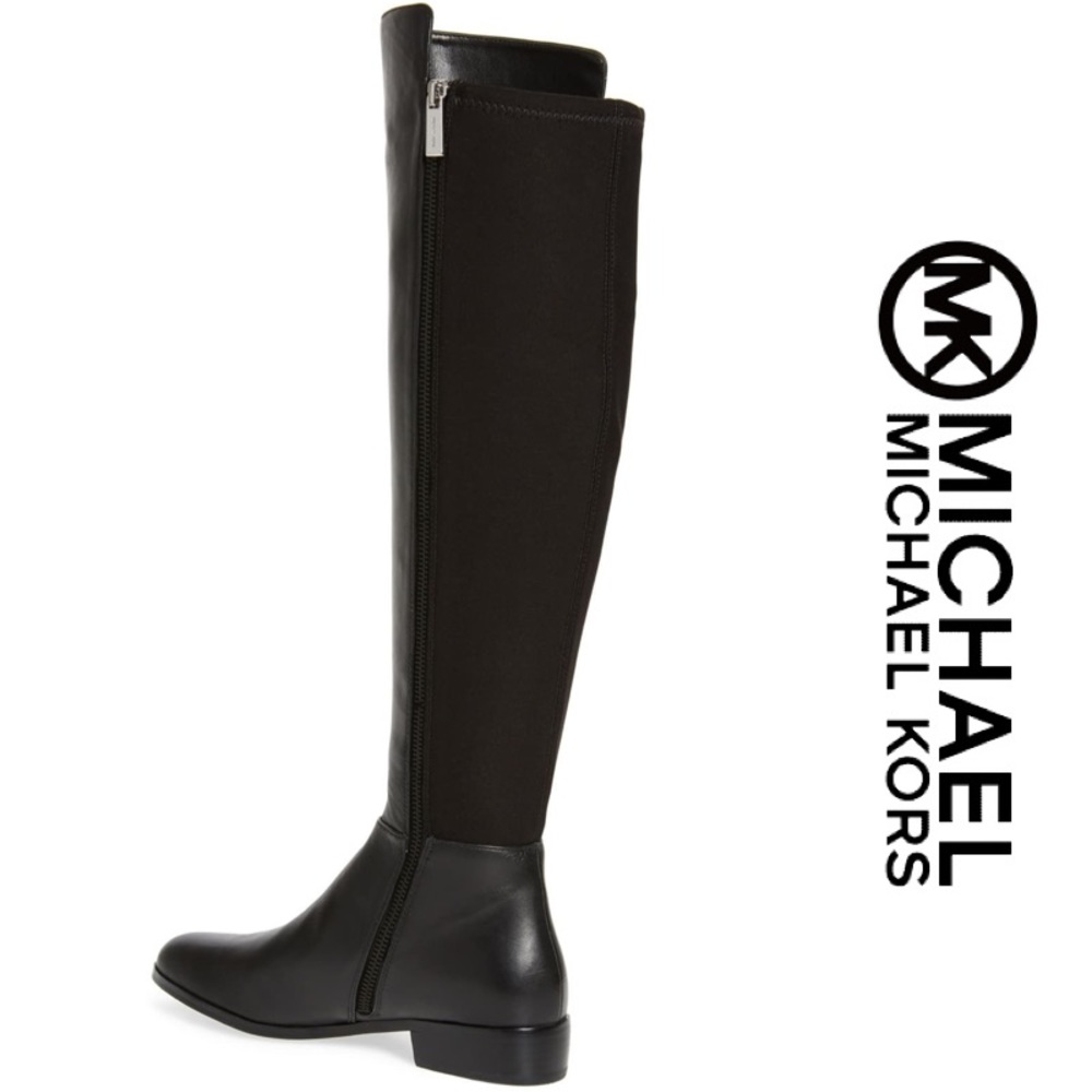 Last one-NWT Michael Kors Tall Leather Boots - Picture 6 of 12